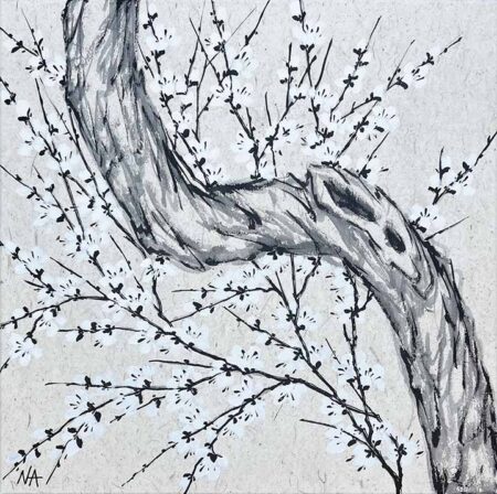 White Plum Blossom no. 1487