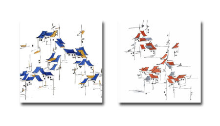 Action Print Set of 2