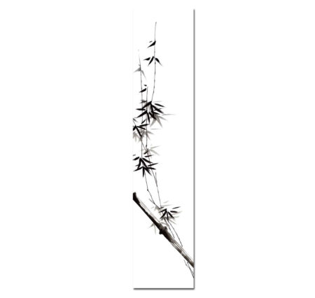 Black and White Bamboo Vertical