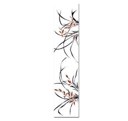 Orange Orchid Vertical