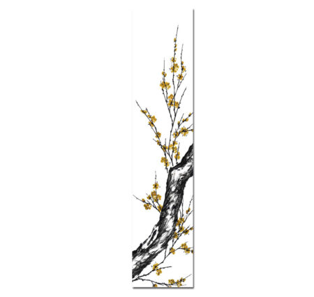 Yellow Plum Blossom Vertical