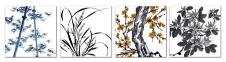 Four Seasons Print Set of 4
