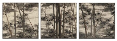 Misty Bamboo Print Set of 3