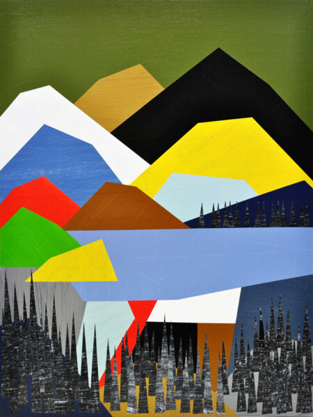 Painted Mountain no. 354