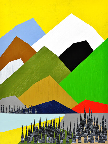 Painted Mountain no. 356